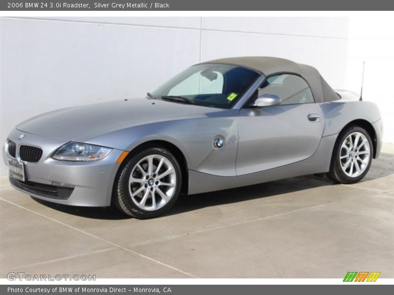 Silver Grey Metallic / Black 2006 BMW Z4 3.0i Roadster