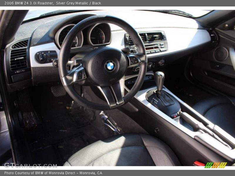 Silver Grey Metallic / Black 2006 BMW Z4 3.0i Roadster