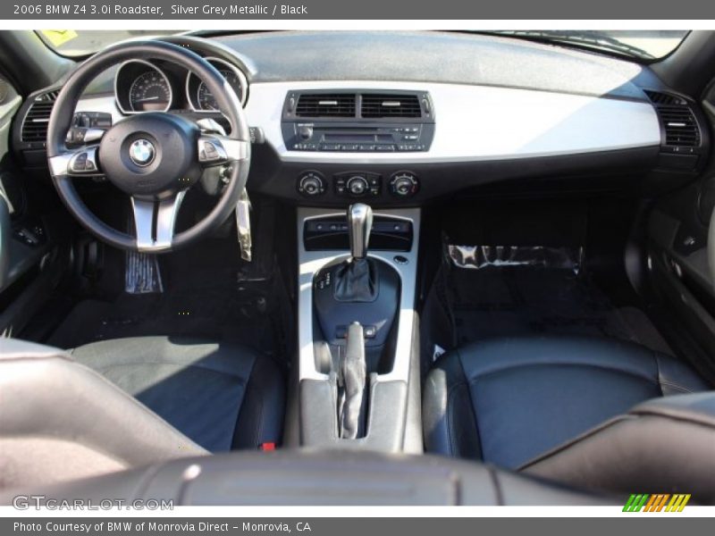 Silver Grey Metallic / Black 2006 BMW Z4 3.0i Roadster