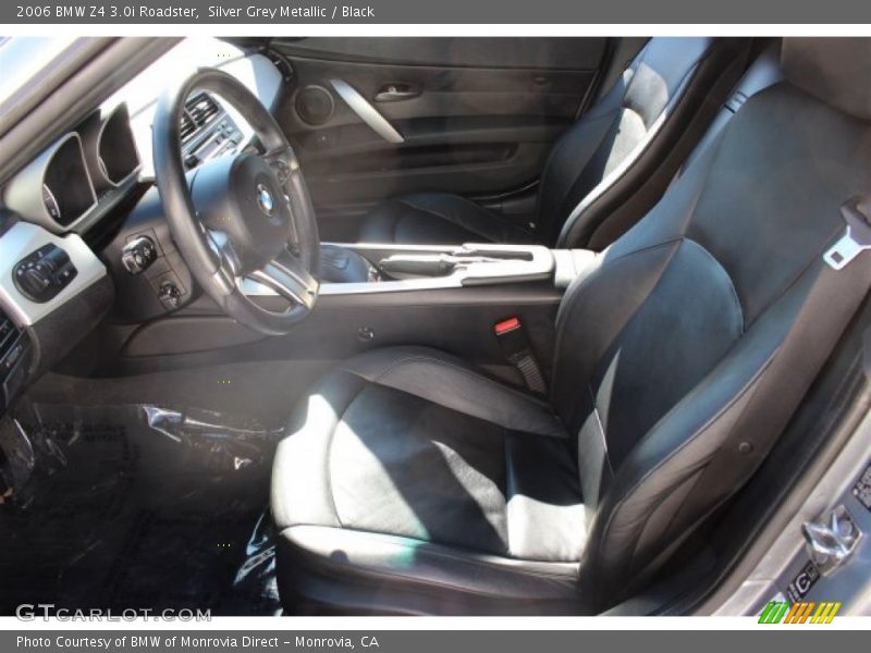 Silver Grey Metallic / Black 2006 BMW Z4 3.0i Roadster