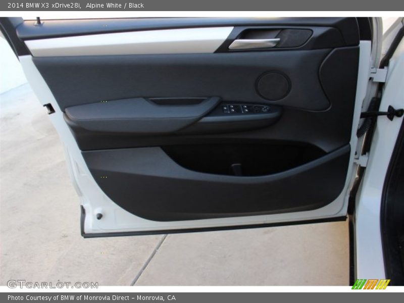 Alpine White / Black 2014 BMW X3 xDrive28i