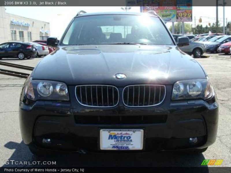 Jet Black / Black 2006 BMW X3 3.0i