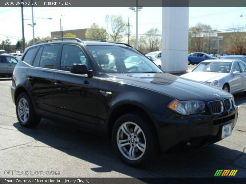 Jet Black / Black 2006 BMW X3 3.0i