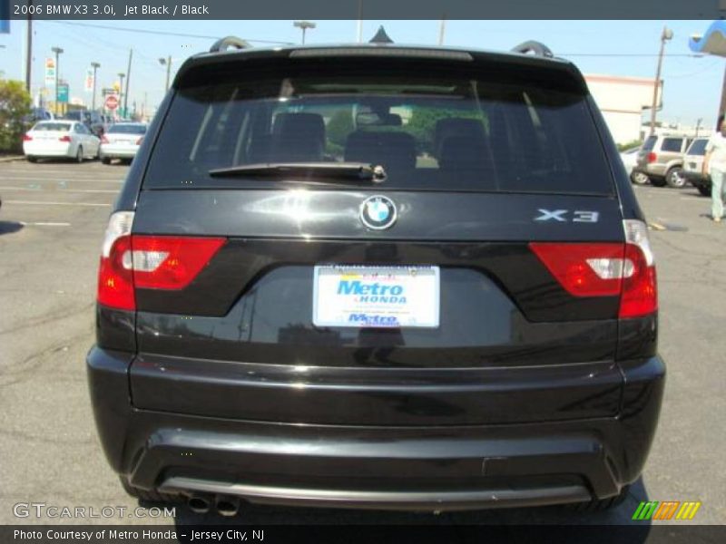 Jet Black / Black 2006 BMW X3 3.0i