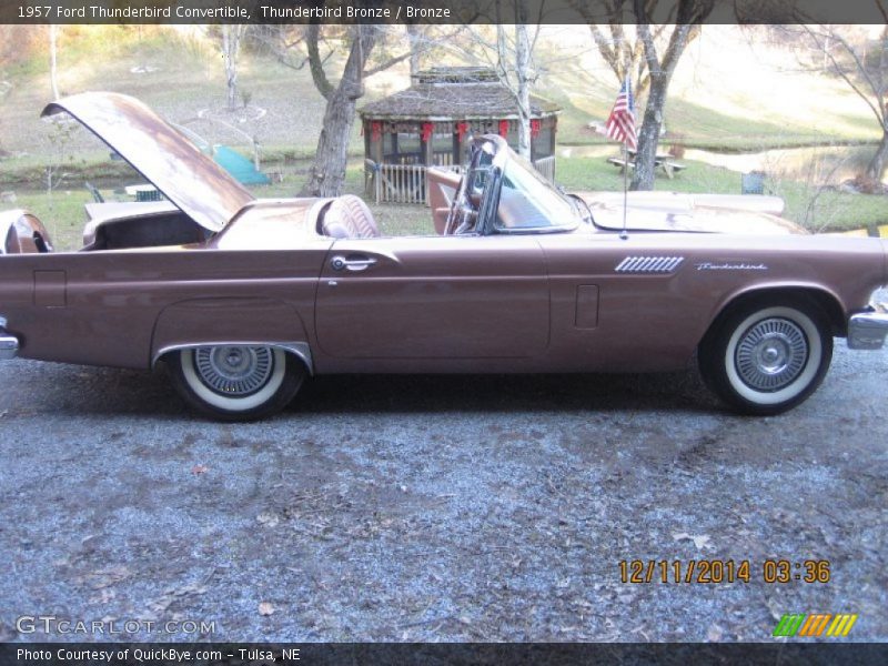  1957 Thunderbird Convertible Thunderbird Bronze