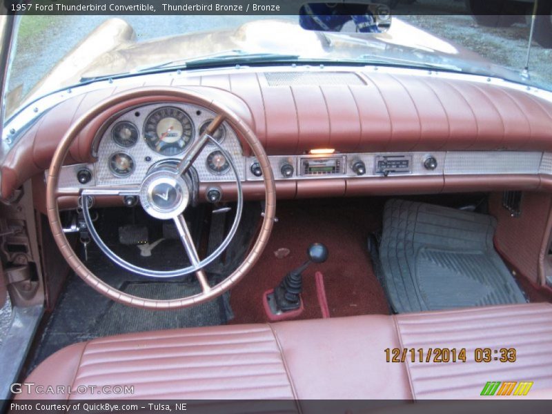 Dashboard of 1957 Thunderbird Convertible