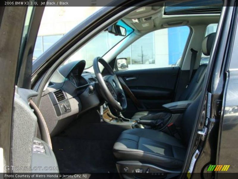 Jet Black / Black 2006 BMW X3 3.0i