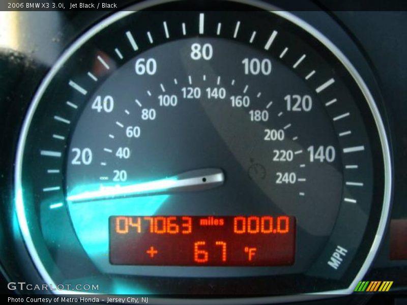 Jet Black / Black 2006 BMW X3 3.0i