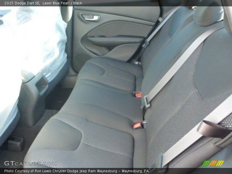 Laser Blue Pearl / Black 2015 Dodge Dart SE