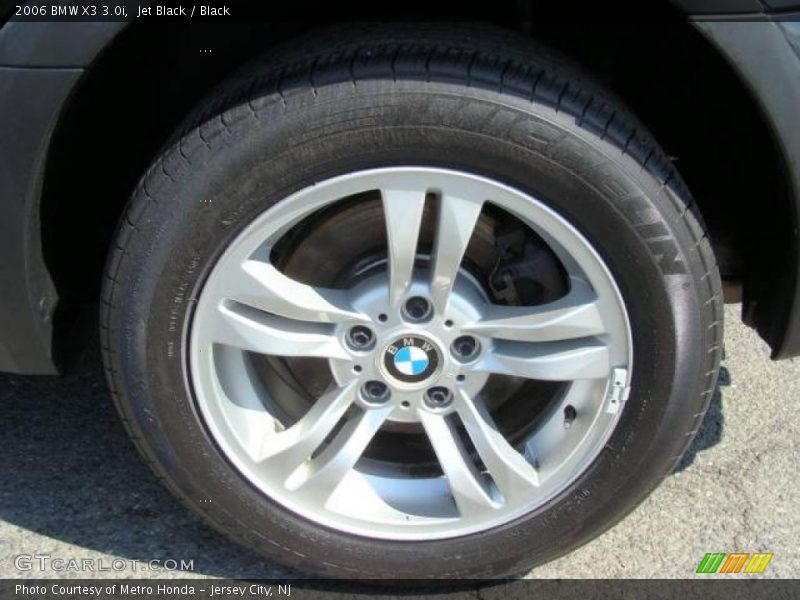 Jet Black / Black 2006 BMW X3 3.0i