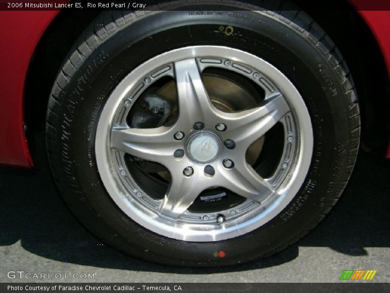 Rio Red Pearl / Gray 2006 Mitsubishi Lancer ES