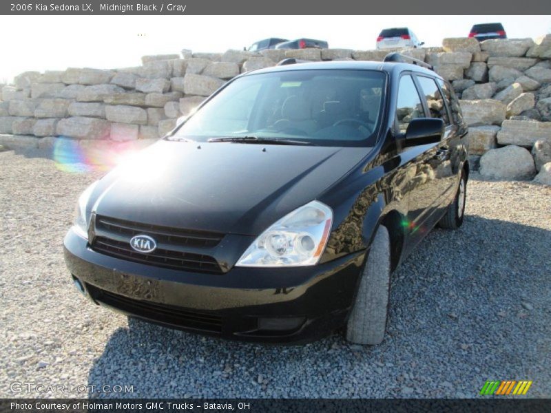 Midnight Black / Gray 2006 Kia Sedona LX