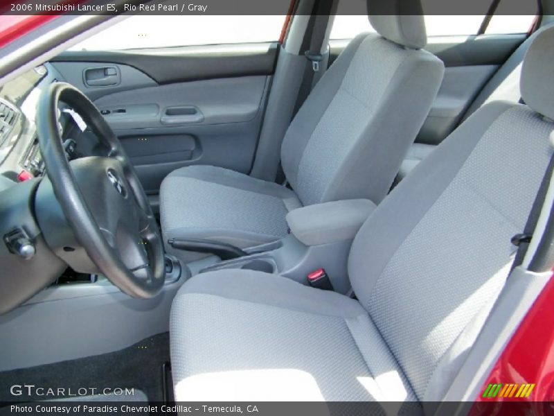 Rio Red Pearl / Gray 2006 Mitsubishi Lancer ES