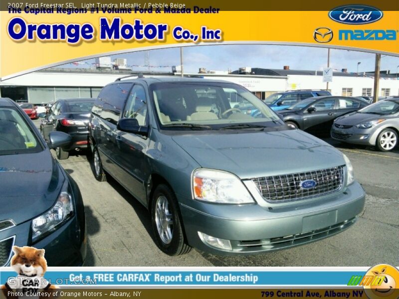 Light Tundra Metallic / Pebble Beige 2007 Ford Freestar SEL