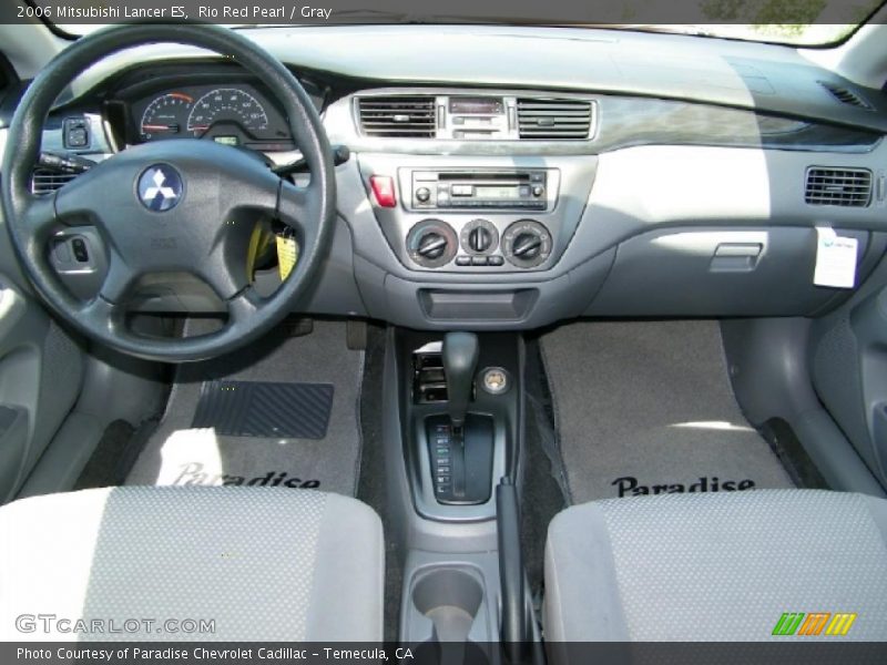 Rio Red Pearl / Gray 2006 Mitsubishi Lancer ES