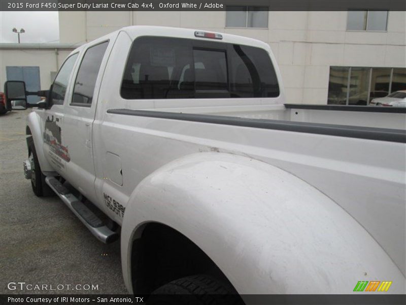 Oxford White / Adobe 2015 Ford F450 Super Duty Lariat Crew Cab 4x4