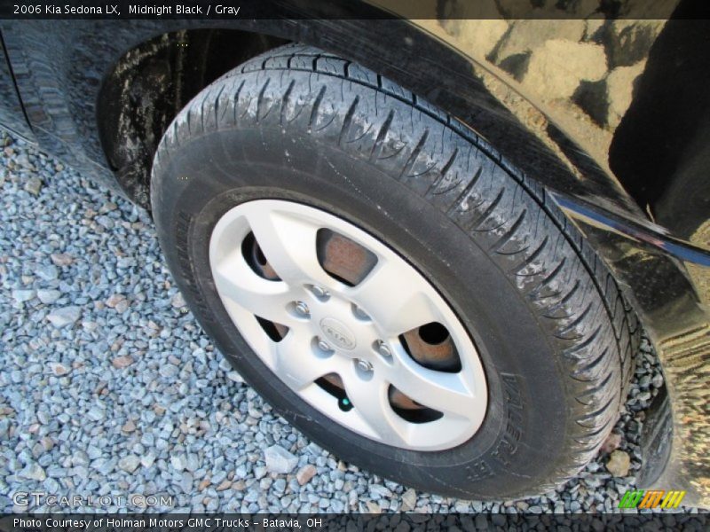 Midnight Black / Gray 2006 Kia Sedona LX