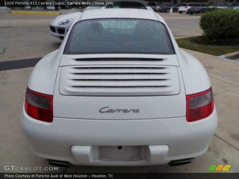 Carrara White / Stone Grey 2006 Porsche 911 Carrera Coupe