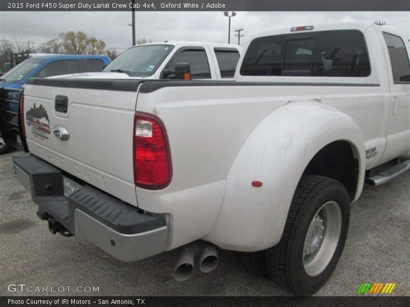 Oxford White / Adobe 2015 Ford F450 Super Duty Lariat Crew Cab 4x4