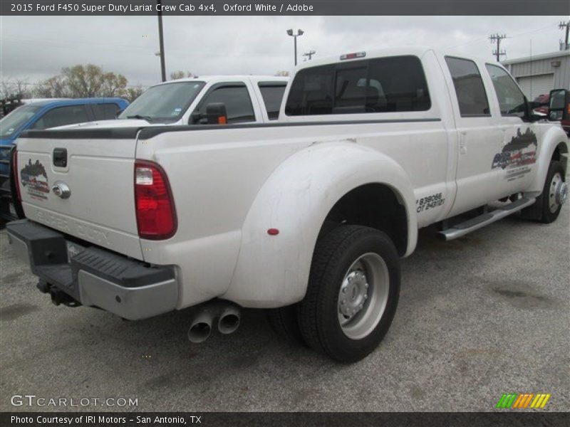 Oxford White / Adobe 2015 Ford F450 Super Duty Lariat Crew Cab 4x4