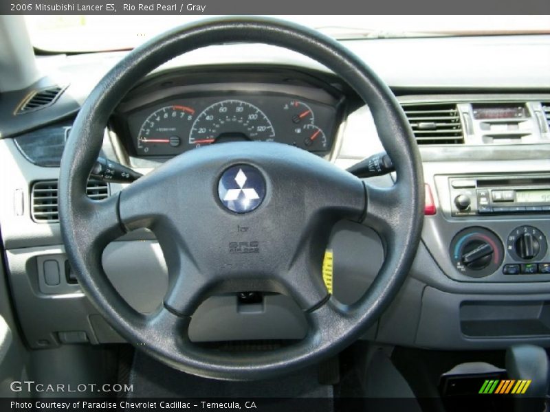 Rio Red Pearl / Gray 2006 Mitsubishi Lancer ES