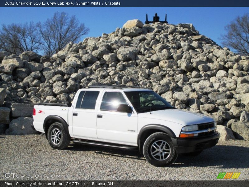  2002 S10 LS Crew Cab 4x4 Summit White