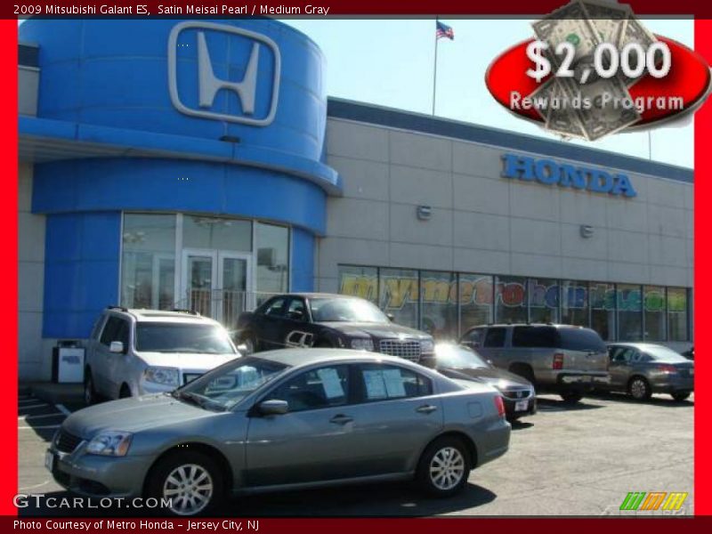 Satin Meisai Pearl / Medium Gray 2009 Mitsubishi Galant ES