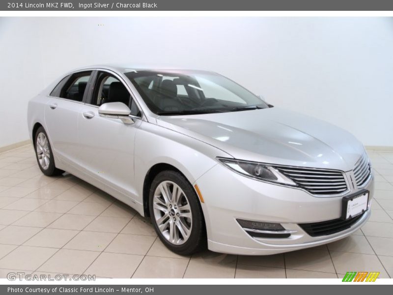 Ingot Silver / Charcoal Black 2014 Lincoln MKZ FWD