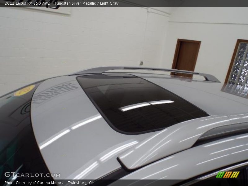 Tungsten Silver Metallic / Light Gray 2012 Lexus RX 350 AWD