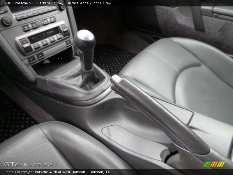 Carrara White / Stone Grey 2006 Porsche 911 Carrera Coupe