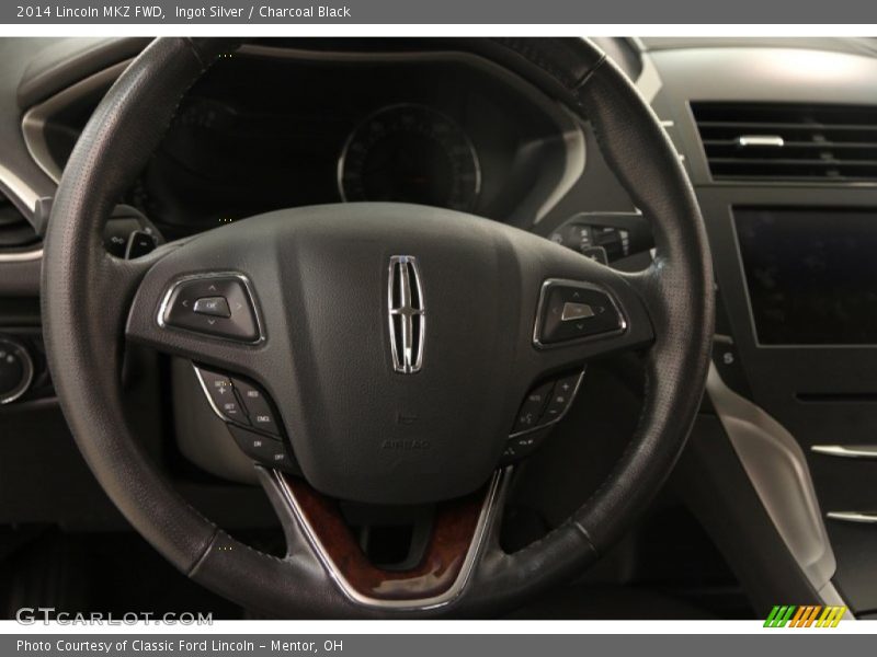 Ingot Silver / Charcoal Black 2014 Lincoln MKZ FWD