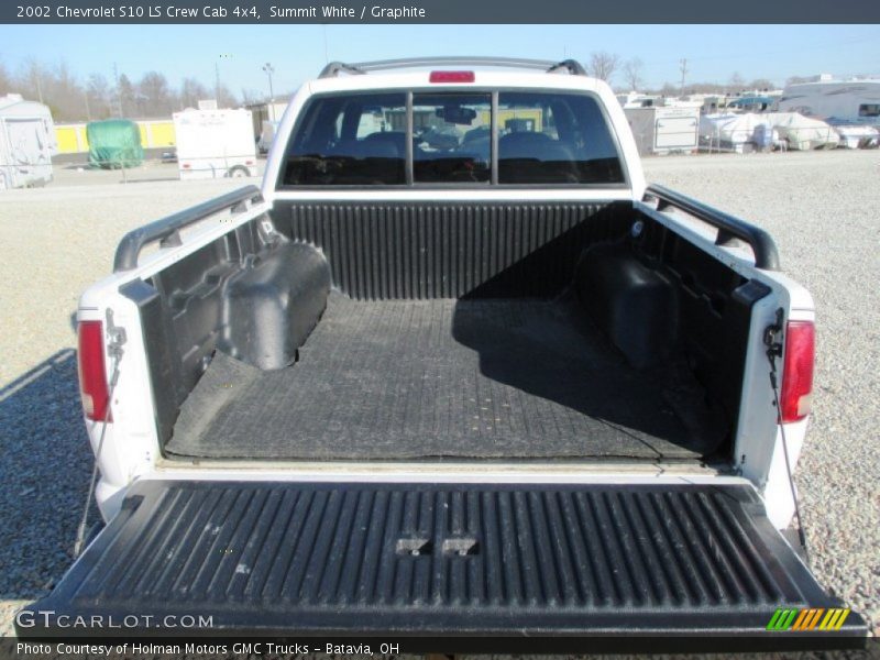 Summit White / Graphite 2002 Chevrolet S10 LS Crew Cab 4x4