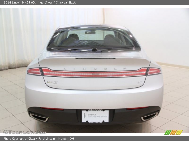 Ingot Silver / Charcoal Black 2014 Lincoln MKZ FWD