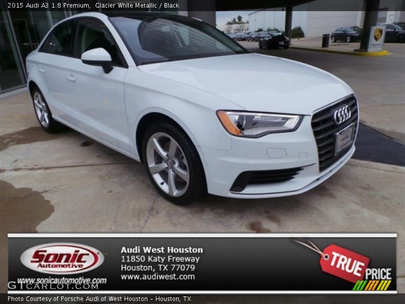 Glacier White Metallic / Black 2015 Audi A3 1.8 Premium