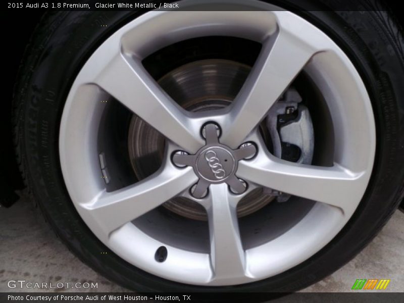 Glacier White Metallic / Black 2015 Audi A3 1.8 Premium