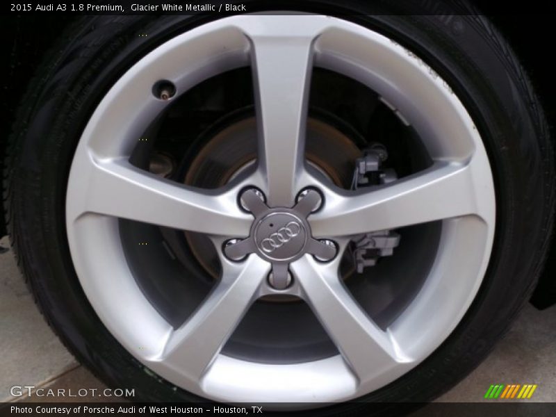 Glacier White Metallic / Black 2015 Audi A3 1.8 Premium