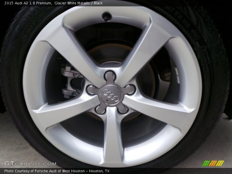 Glacier White Metallic / Black 2015 Audi A3 1.8 Premium