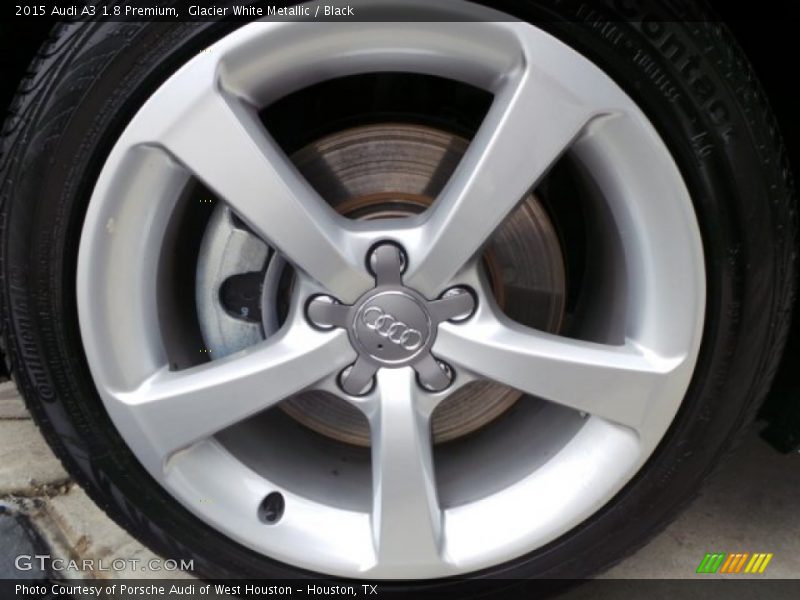 Glacier White Metallic / Black 2015 Audi A3 1.8 Premium