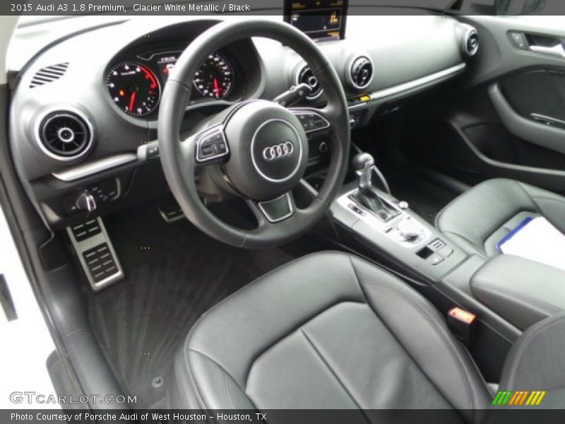 Glacier White Metallic / Black 2015 Audi A3 1.8 Premium