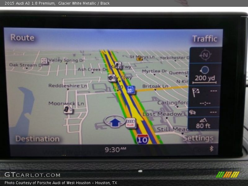 Glacier White Metallic / Black 2015 Audi A3 1.8 Premium