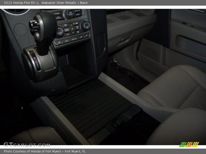 Alabaster Silver Metallic / Black 2013 Honda Pilot EX-L