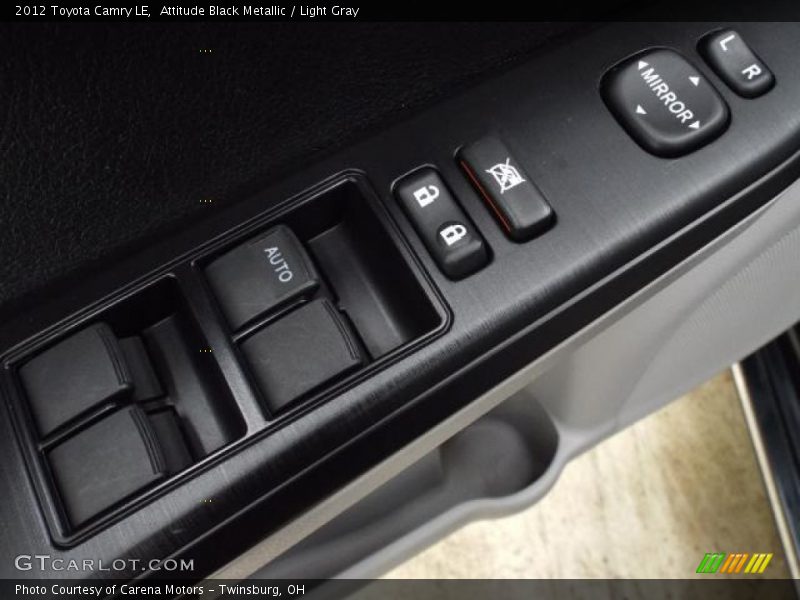 Attitude Black Metallic / Light Gray 2012 Toyota Camry LE