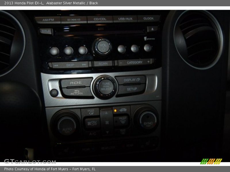 Alabaster Silver Metallic / Black 2013 Honda Pilot EX-L