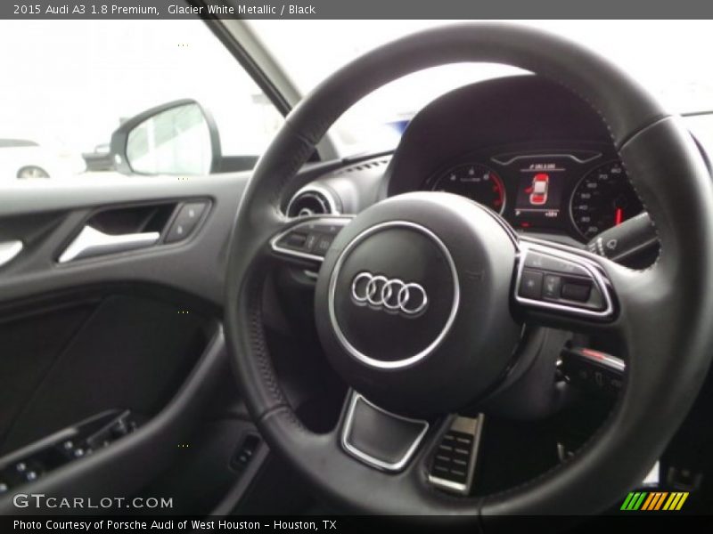 Glacier White Metallic / Black 2015 Audi A3 1.8 Premium