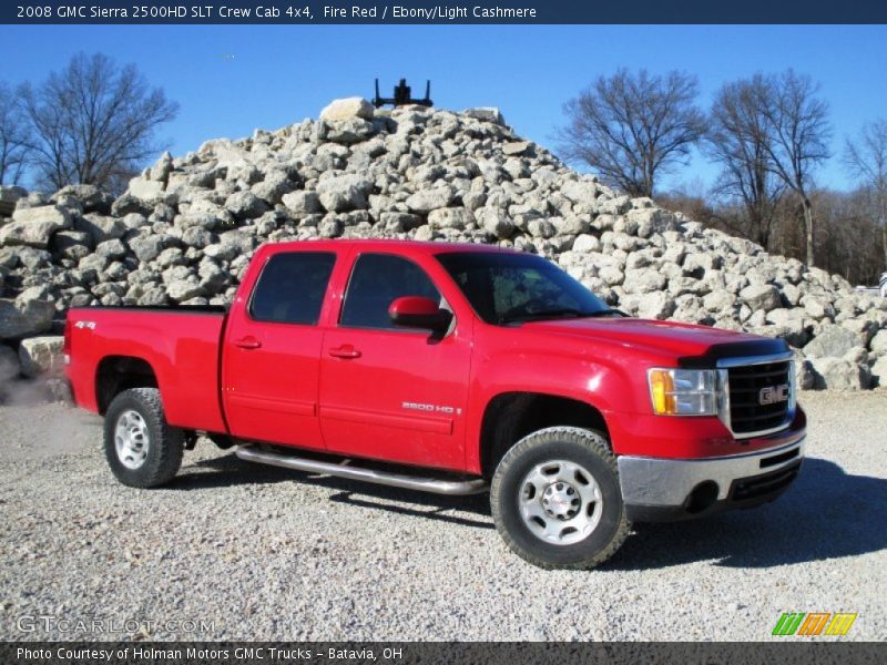 Front 3/4 View of 2008 Sierra 2500HD SLT Crew Cab 4x4