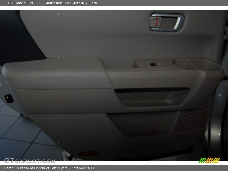 Alabaster Silver Metallic / Black 2013 Honda Pilot EX-L