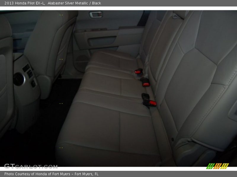 Alabaster Silver Metallic / Black 2013 Honda Pilot EX-L