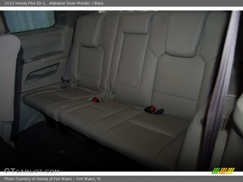 Alabaster Silver Metallic / Black 2013 Honda Pilot EX-L