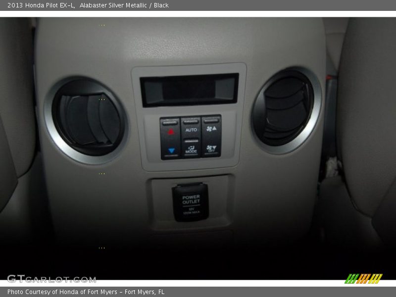 Alabaster Silver Metallic / Black 2013 Honda Pilot EX-L