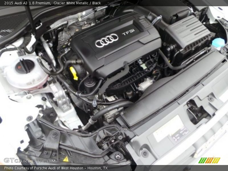 Glacier White Metallic / Black 2015 Audi A3 1.8 Premium